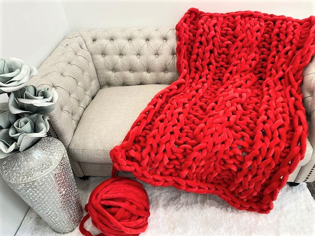 220g 23Meter Yarn for Hand Knitting Thick Chunky Velvet Crochet Thread No  Needle Finger-Knit Sweater CARPET BLANKET Freeshipping